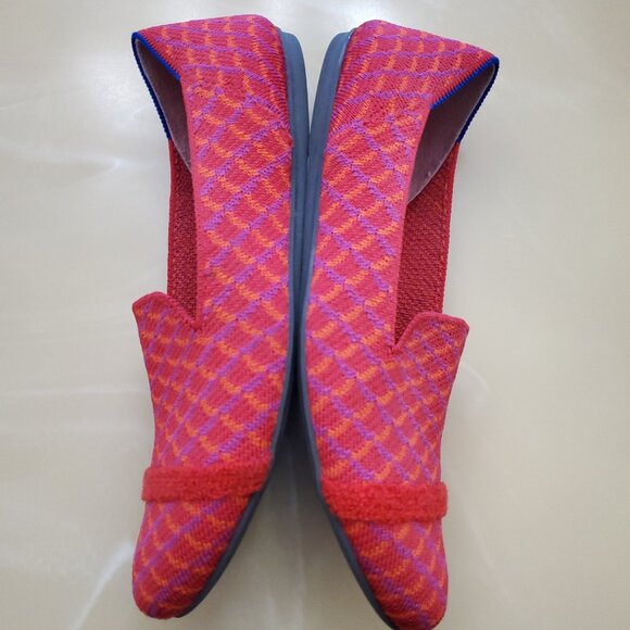 Rothy's The Loafer Pomegranate Grid Slip On Shoes Size 9.5 - Picture 5 of 11
